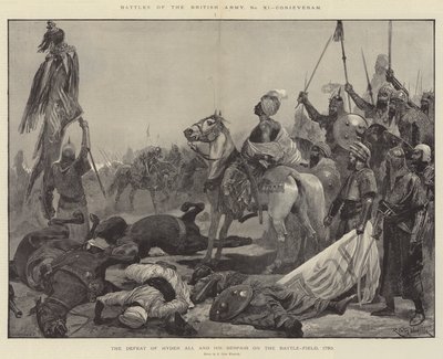 Batallas del Ejército Británico, Conjeveram de Richard Caton Woodville junior